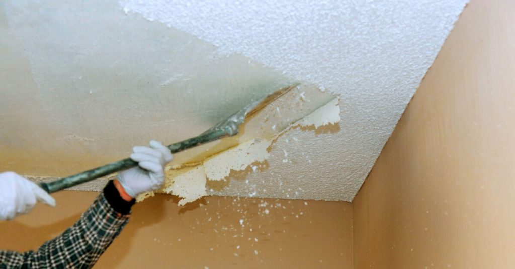 Asbestos Risk from Popcorn Ceilings and Textured Paints Research IN Time